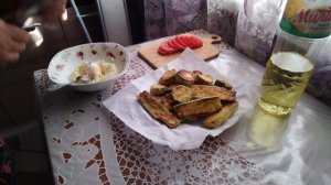 Прибираю последние кабачки,чтобы не испортились.Вкусный ужин.👍😋💗