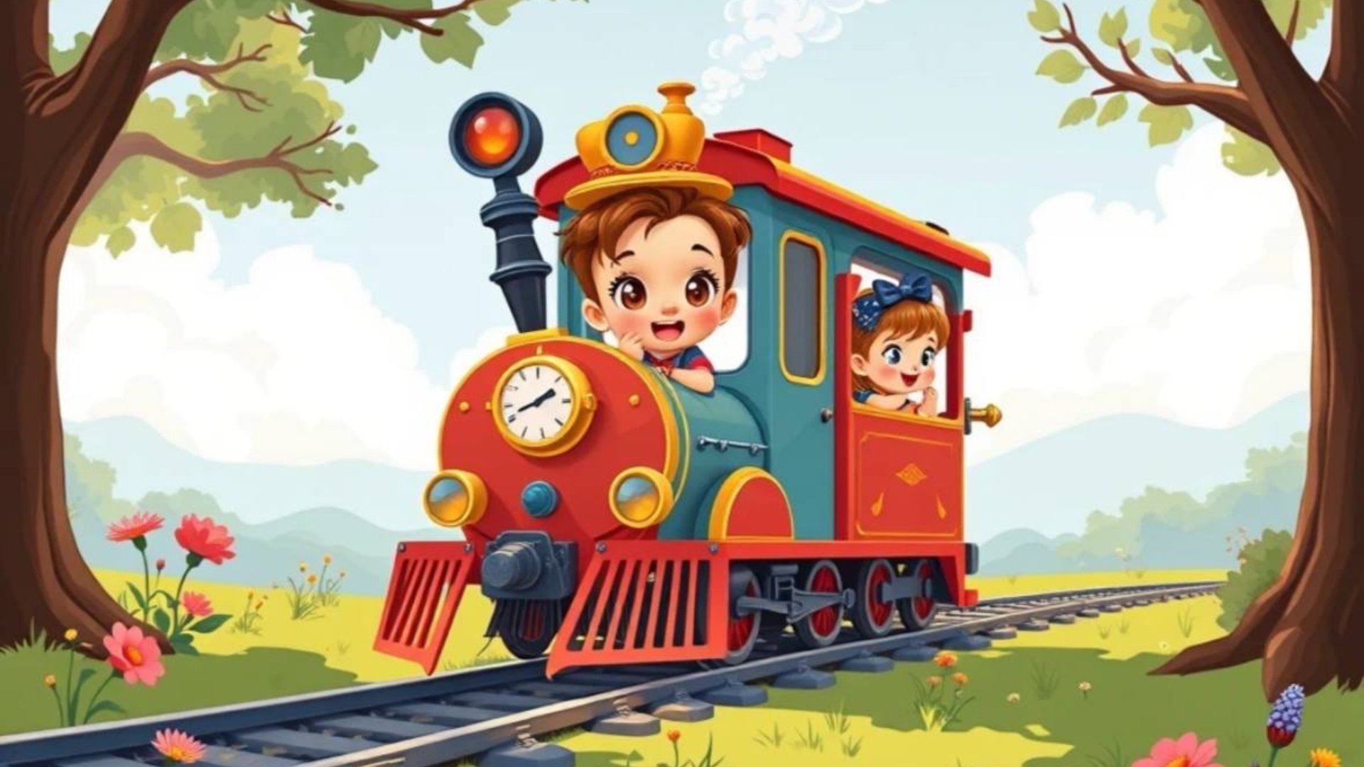 Сказка перед сном для детей про поезд смотреть онлайн