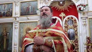 Проповедь протоиерея Александра Панзина в храме с. Артеменькино 19.09.2025