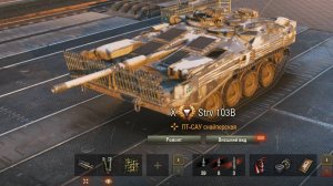 Strv 103B (стерва). Мир Танков. Режим Натиск. Чё притих то? или дегенерат болен))))