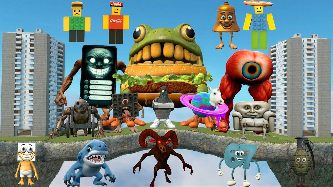 Уничтожьте Все Итальянские Мемы И Poppy Playtime 4 В Garry's Mod смотреть онлайн