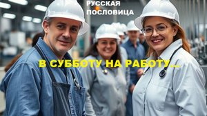 Русская пословица. В СУББОТУ НА РАБОТУ...