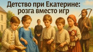 Как воспитывали детей при Екатерине: наказания, учёба и нравственность