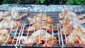 Крылышки на мангале