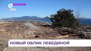 На сопке Лебединой в Находке развернулось грандиозное строительство