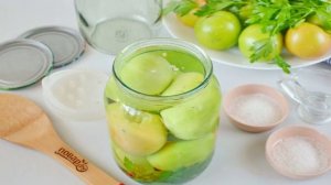 Консервированные зеленые помидоры