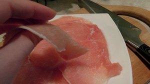 Карпаччо из свинины