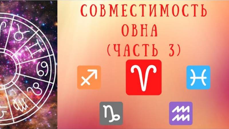 Совместимость знаков зодиака: Овен и Стрелец, Овен и Козерог, Овен и Водолей, Овен и Рыбы смотреть онлайн