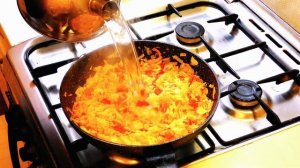 Рис на сковородке с овощами!