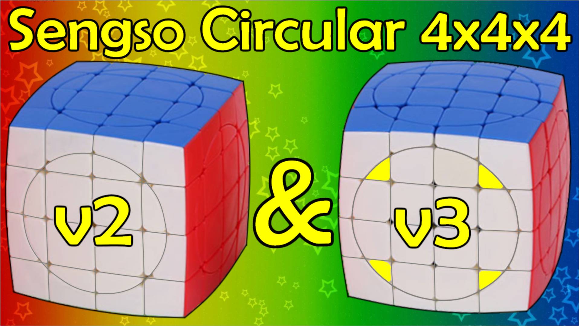 Sengso 4x4x4 v2 v3 Circular cube, Циркулярный куб Сенгсо 4х4х4 сборка, tutorial, crazy cube смотреть онлайн