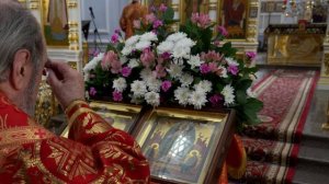 Литургия в соборе Успения Пресвятой Богородицы в праздник Николая Чудотворца (2020 г.)