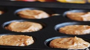 Кексы с шоколадной начинкой и кремом