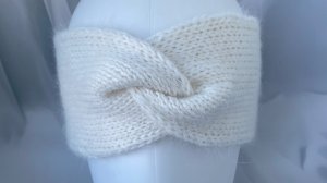 Мастер-класс «Повязка на голову из пуха норки»