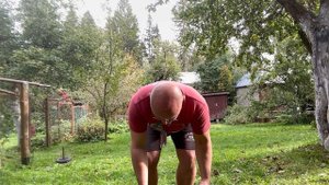 Фермерская прогулка с царскими весовыми 2-х пудовыми гирями 🔝