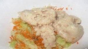 Куриные котлеты с кабачками