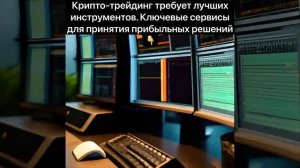 Крипто-трейдинг требует лучших инструментов. Ключевые сервисы для принятия прибыльных решений.