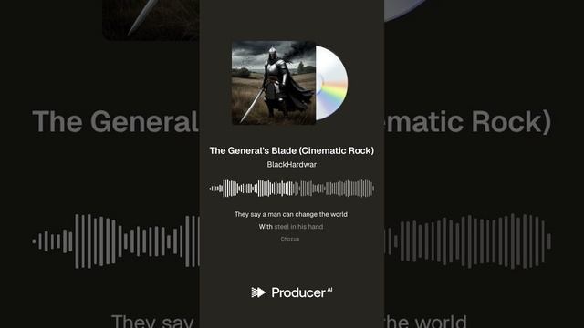 The General's Blade (Cinematic Rock)