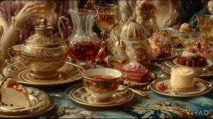 A Tea Party, Curiouser and Curiouser… ｜ Surrealism Victorian Rococo ｜ AI Short Film