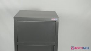 Мусорный бак для фуд корта RESTOINOX МБНФ-2-6/6/12.5