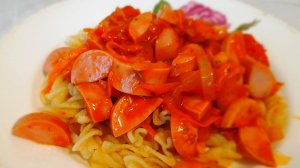 Соус с сосисками
