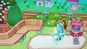 Семья пошла в парк. Аватар ворлд 🚲🛴