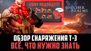 ВСЁ, ЧТО НУЖНО ЗНАТЬ О СЕТАХ СНАРЯЖЕНИЯ Т-З (ИЗ КУЗНИ) #watcherofrealms