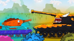 СТИВ ТАНК ПРОТИВ СЛИЗНЯКА - Мультики про танки