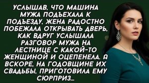 Услышав, что машина мужа подъехала к подъезду, жена радостно побежала . Аудио рассказ