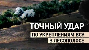 Артиллеристы группировки «Восток» уничтожили блиндажи ВСУ в Днепропетровской области