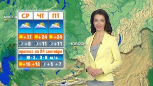 Прогноз погоды на 24 сентября в Новосибирске