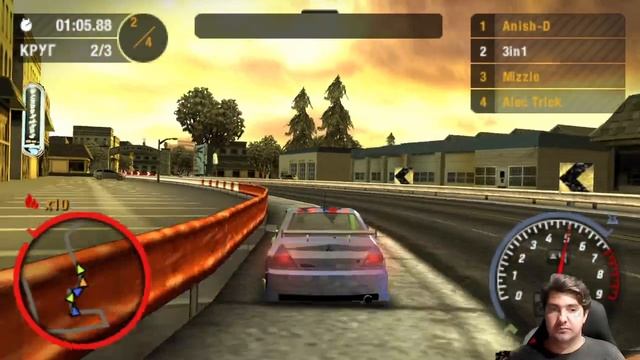 ПОШЛИ В ХОД ТОЛЬКО ГОНКИ НА ВЫБЫВАНИЕ! СЕРЬЕЗНО?? NFS MOST WANTED PSP #13