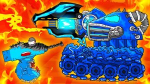 Снежок против Гибрида - Гладиаторские Бои - Мультики про танки