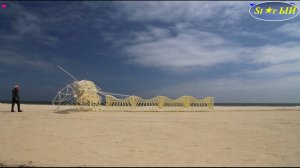 Фантастические "живые" механизмы, движущиеся по воле ветра