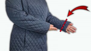 ✅👉Как укоротить рукава куртки / Советы по ремонту одежды