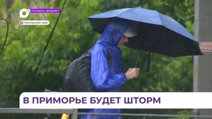 В Приморье объявлено штормовое предупреждение