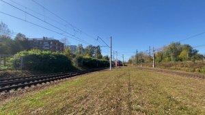 Электропоезд ЭП2Д-0109 «РЭКС» ст.Голицыно до Белорусского Вокзала. 22.09.2025.