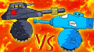 Гибрид Ратте против Гибрида - Гладиаторские Бои - Мультики про танки