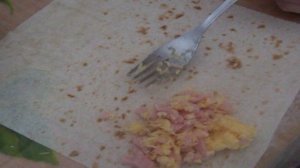 Конвертики из лаваша с ветчиной и сыром