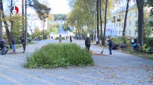В сквере Дружбы Новоуральска прошла акция чистоты