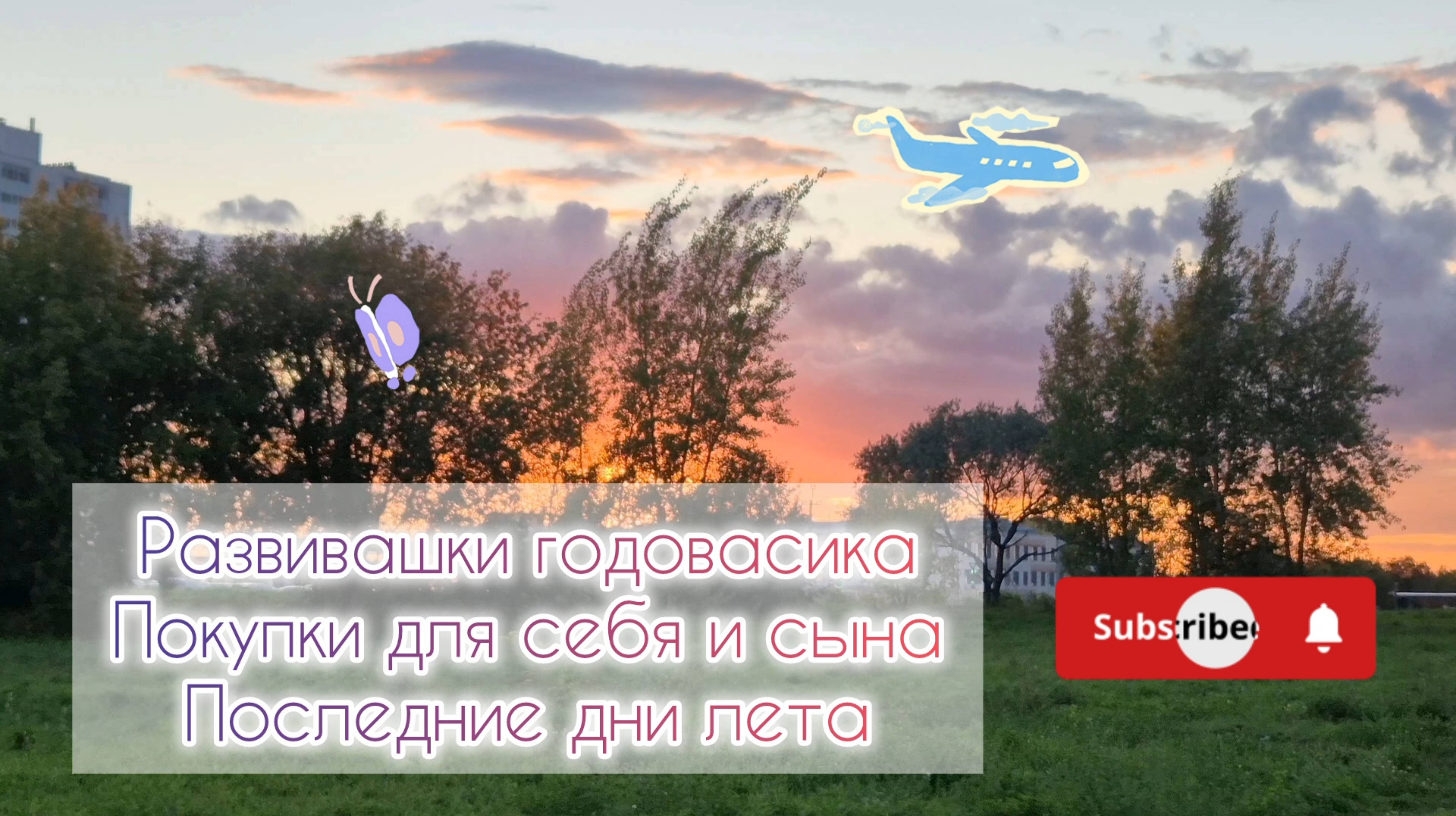 Развивашки годовасика🧒Покупки для себя и сына🛍Последние дни лета🌳