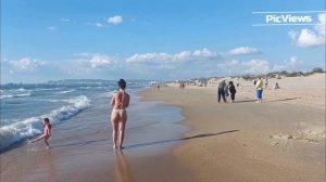 АНАПА пляж ВИТЯЗЕВО сегодня 22 сентября 2025. Море и погода в Анапе сейчас. Есть ли мазут на пляжах?