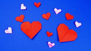 Как сделать сердечко из бумаги. Оригами валентинка своими руками