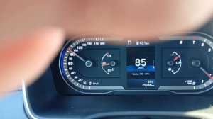 Расход топлива Хендай Тусан 4 (NX) 2 л 150 л. с, АКПП полный привод по трассе скорость 90 км/ч