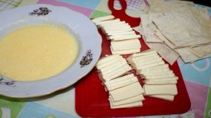 Конверты из лаваша с сыром