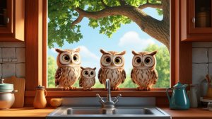 Клип "Совы не то, чем кажутся или почему нужно вставать пораньше"