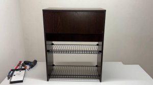 Видеоинструкция по сборке обувницы с металлическими полками