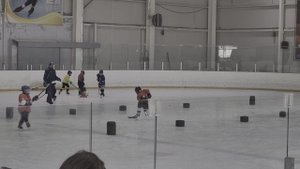 Вадик тренировка хоккей 6лет