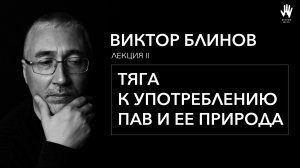 ПСИХОЛОГ ВИКТОР БЛИНОВ | ЛЕКЦИЯ 2 | ТЯГА К УПОТРЕБЛЕНИЮ И ЕЁ ПРИРОДА