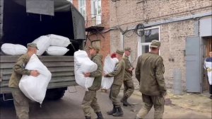 Десантным подразделениям передали очередную крупную партию гуманитарной помощи