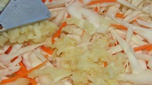 Маринованная капуста с хреном
